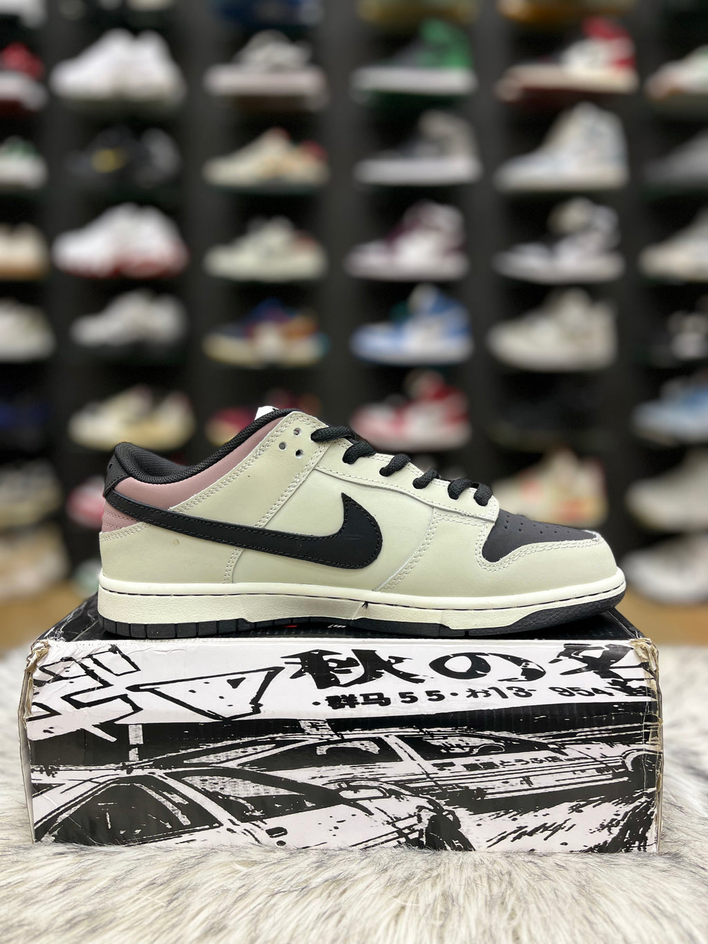Nike Dunk Low sneaker inspired by the Toyota AE86 from Initial D,