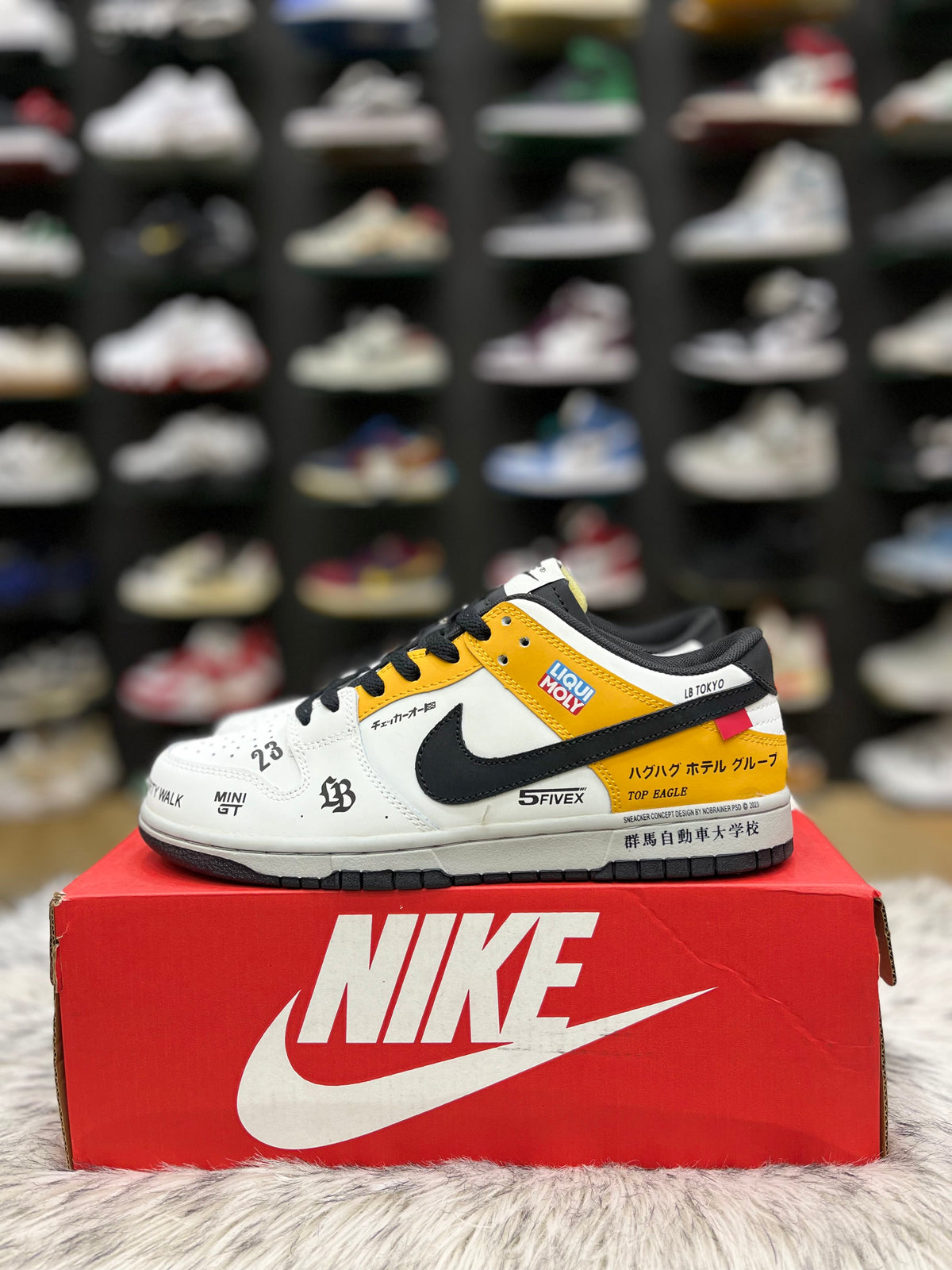 Nike Dunk low-top sneaker inspired by the Liberty Walk (LBWK