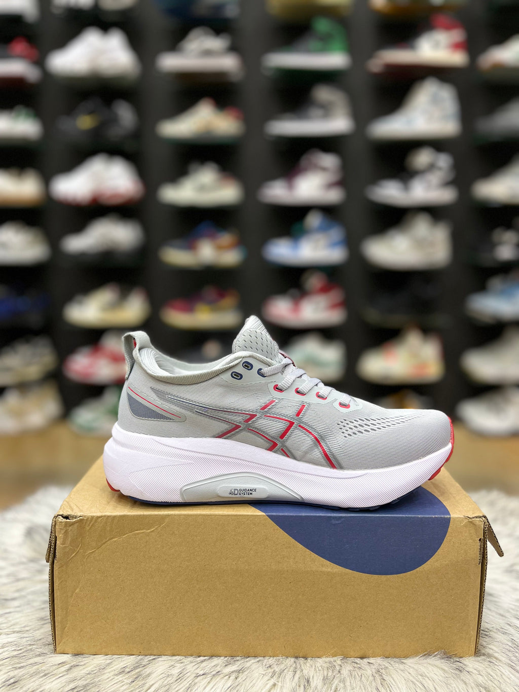 Asics Gel-Kayano 31 Piedmont Grey / Fiery Red