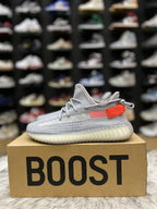 Light grey Adidas Yeezy Boost 350 V2 'Tail Light' sneaker,