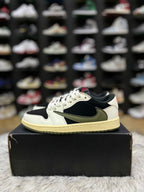 Travis Scott x Air Jordan 1 Low OG 'Olive' sneaker,