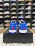 Nike Air Jordan 1 Low sneaker in a sport blue and white