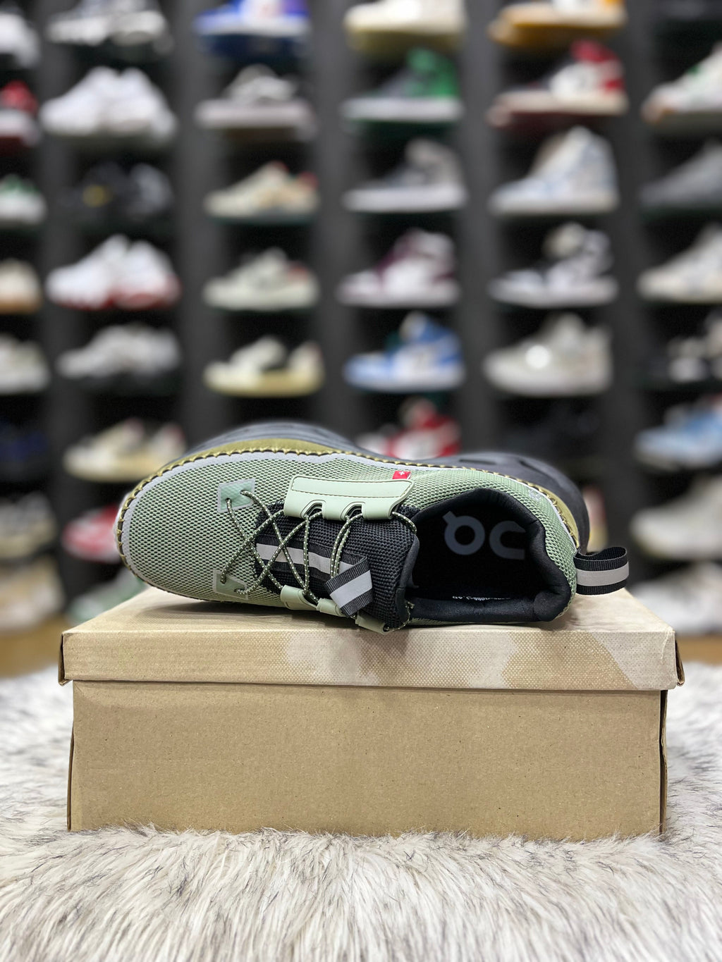 LOEWE x On Cloudtilt sneakers in khaki green