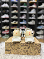 Cream-colored Nike ZoomX Ultrafly Trail running shoes
