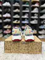 Nike ZoomX Ultrafly Trail running shoe in a white and blue